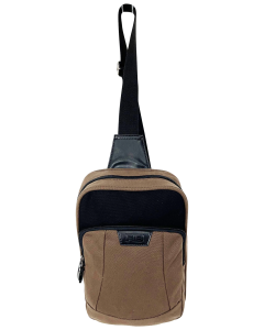 FIB Byron Sling Travel Bag w/ Single Adjustable Strap - Brown