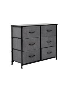 Levede Storage Cabinet Tower Chest of 6 Drawers Dresser Tallboy Lowboy Organizer