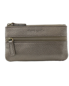 Pierre Cardin Womens Genuine Leather RFID Coin Purse Wallet - Bronze