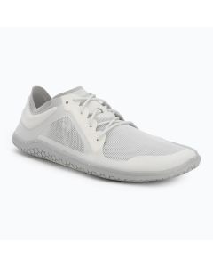 Vivobarefoot Mens Primus Lite 3.5 Barefoot Shoes - Mineral White (Lightweight Recycled Runners)
