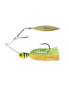 TT Lures 1/2oz Tornado+ Tandem Blade Spinnerbait Lure - FIRETIGER