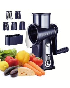 Stainless Steel Grater & Vegetable Slicer (5-in-1)