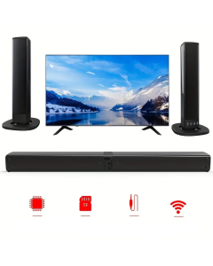 20W 3D Home Theater Stereo Surround Wireless Speaker - Black