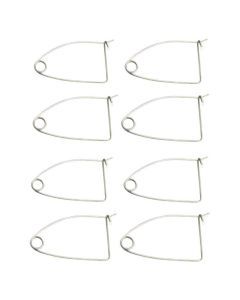 8 x Galvanised Steel Quick Release Bait Clips - Crab Pot Bait Clips