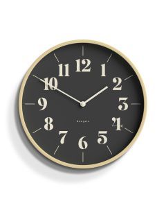 Newgate Mr Clarke Clock Pale Wood Reverse Hopscotch Dial