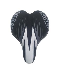 DDK Junior Freeflyer Sculpted Padded Bike Seat with Clamp Black/Grey