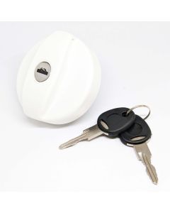 Spare Cap & Keys White for Lockable Water Filler