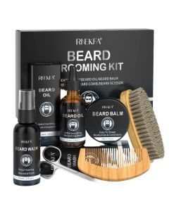 Beard Grooming Kit for Men Trimming & Care Set