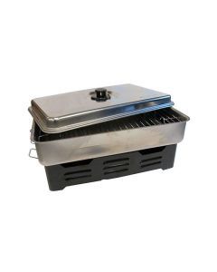 Wildfish Stainless Steel Fish Smoker - 2 Tray Design with Dual Spirit Burners