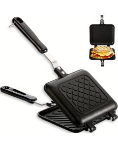 Double-Sided Grill Non-Stick Sandwich & Waffle Maker