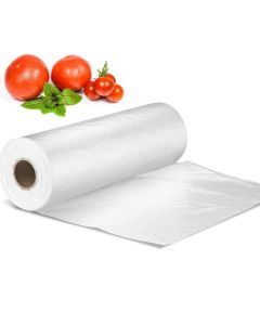 6x Produce Rolls Bags Bulk Pack - Heavy Duty Food Grade Freezer/Supermarket Bag (Gusset)