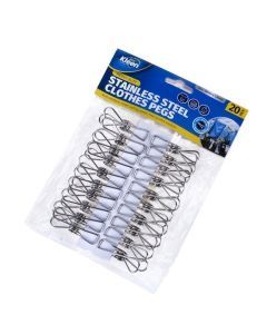 Clothes Pegs Stainless Steel - 20pk