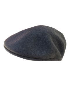 Kangol 504 Dark Flannel Wool Ivy Cap - Mens Warm Winter Classic Flat Hat (0258BC)