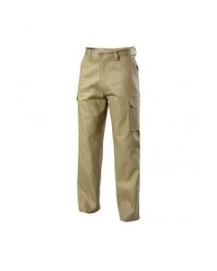 Hard Yakka Generation Y Mens Cotton Drill Work Pants - Khaki (127S Stout)