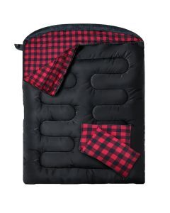 2 Person Double Sleeping Bag for Camping (220x150cm)