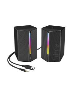 Sound Box USB Stereo Speaker with Volume Control (Black)