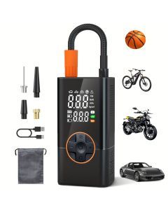 Portable Tire Inflator with Dual Screen