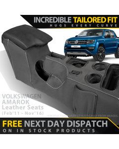 Volkswagen Amarok 2H (Leather Seats) Neoprene Centre Console Organiser (In Stock)