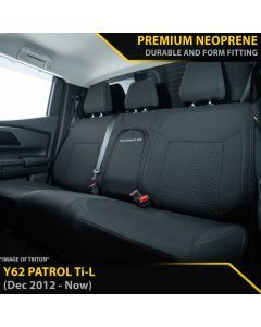 Nissan Patrol Y62 Ti-L GP6 Premium Neoprene 2nd Row Seat Covers
