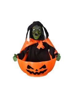 Halloween Skeleton Haunted House Decoration with Voice Control