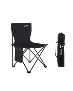 Portable Folding Steel Camping Chair with Backrest