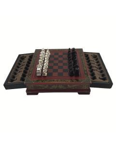 Wooden Table Chess Set