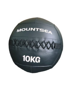 10kg Fitness Soft Medicine Ball | 35cm Diameter | Black Wall Ball
