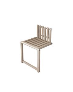 Wall Mounted Folding Chair Solid Wood Porch Chair Door Shoe Cabinet Hidden Footstool Folding Bathroom Balcony Living Stool