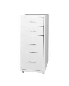 Levede 4 Drawer Office Drawers Cabinet Storage Cabinets Steel Rack Home White