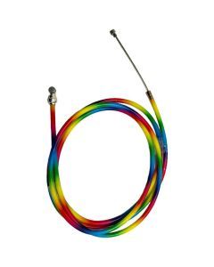 DRS BMX 1.6mm x 1500mm Old School Brake Cable and Housing (Rainbow)