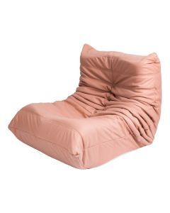 Levede Floor Sofa Accent Chair Lounge Lazy Couch Gaming Recliner Leathaire Pink