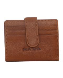 Pierre Cardin Mens Leather Bi-Fold Wallet - Tan (Credit Card Holder)