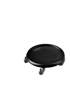 Multi-Directional Ab Wheel Roller Compact Sliding Plate Black