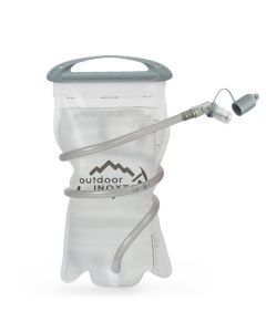 1.5L White Hydration Bladder - Foldable Water Bag for Cycling, Running, Hiking, and Outdoor Sports