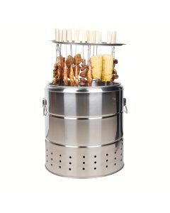 Round Hanging Charcoal Oven Grill