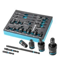 Impact Socket Adapter with Hex Drive Set (20pcs)