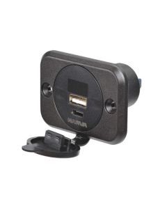 Flush Mount Socket & Meter USB-C