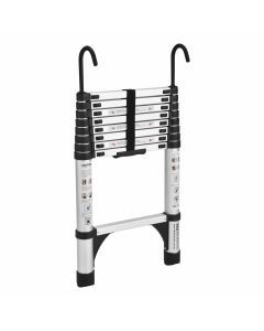 2.6m Portable telescopic ladder with Hooks and carry bag