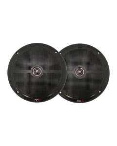NCE 6.5-INCH BLACK SLIMLINE OUTDOOR SPEAKERS