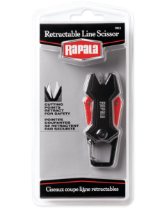 9cm Rapala RCD Retractable Fishing Line Scissors with Built-In Carabiner