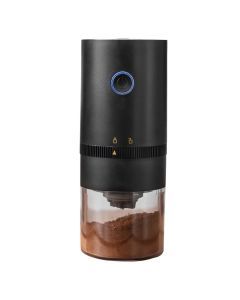 Portable USB C Rechargeable Coffee Grinder Ceramic Burr Mill Black