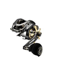 Right-Handed Fishing Reel 10BB Power Handle Deep Spool Black