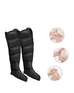 360 Air Pressure Leg Massager Boots with Remote Black