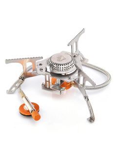 Portable Camping Gas Stove Silver