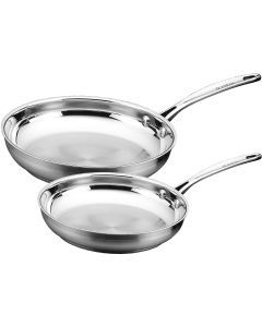 2-Piece Scanpan Impact Stainless Steel Frying Pan Set (20/28cm)