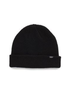 VANS Core Basics Beanie - Black (Warm Winter Knit Hat)