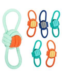 6x Heavy Duty Rope Dog Tug of War Toy Bulk Pack - Tough Chew for Small to Large Dogs