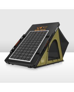 San Hima Kalbarri Lite Gen 2 Rooftop Tent Olive+250W Solar Panel+Ladder&Rack