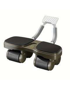 Automatic Rebound Ab Wheel Core Trainer with Support