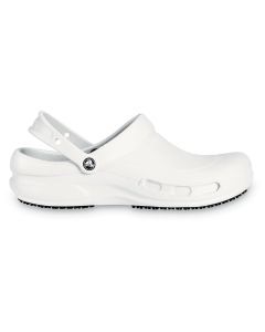 Crocs Adult Bistro Clogs - White (Summer Unisex Shoes/Sandals/Slides)